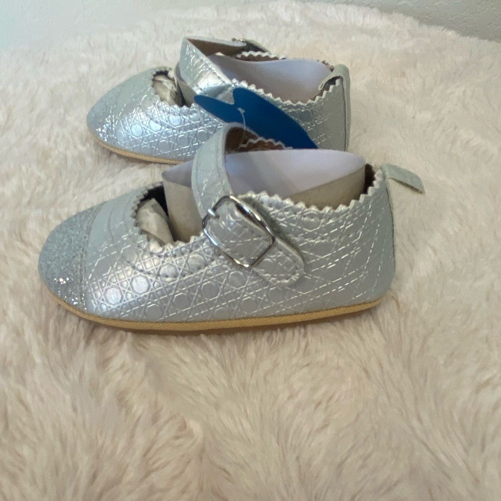 Myggpp Sparkle Glitter Mary Jane Baby Shoes NWT - Picture 4 of 8